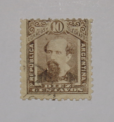 Lote #92 Argentina Avellaneda 10c 1889 (Usado)