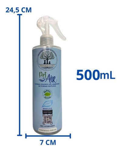 Kit Eliminador Odor Vegano 2x500ml Profissional Brisa Leve