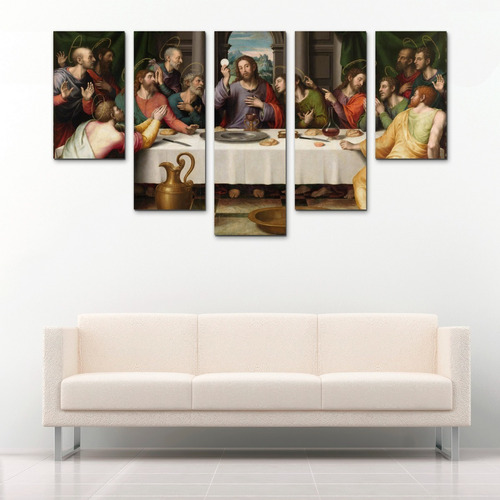 Cuadro Decorativo Para Recamara Y Sala Última Cena Jesús 