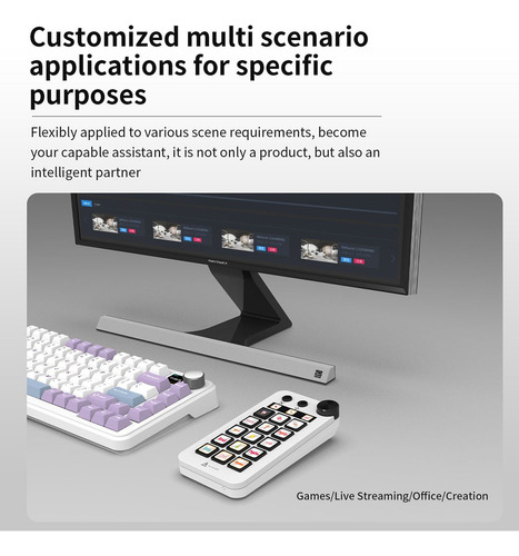 Teclas De Acceso Directo Programables Ajazz N1 Streamdeck Li