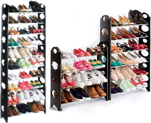 Rack Zapatera 10 Niveles 30 Pares Zapatos Facil