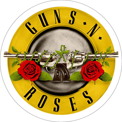 Adesivo Tambor Barril Tonel 200l - Guns N Roses 70x70cm