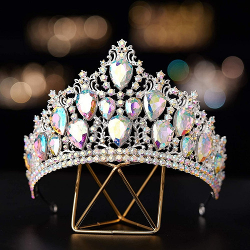 Corona Tiara De Boda Para Novia Diadema De Princesa De Metal