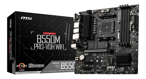 Motherboard Msi B550m Pro-vdh Wifi Ddr4 Am4