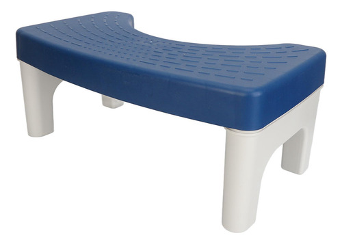 Taburete Para Inodoro Azul, Grueso, En Cuclillas, Antidesliz