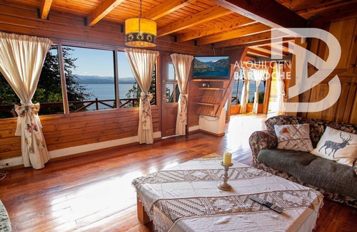 Imagen 1 de 14 de Hermosa Casa Con Vista Al Lago Para 5 Bariloche
