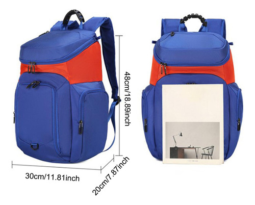 Bolsa De Baloncesto, Bolsa De Entrenamiento, Azul Rojo