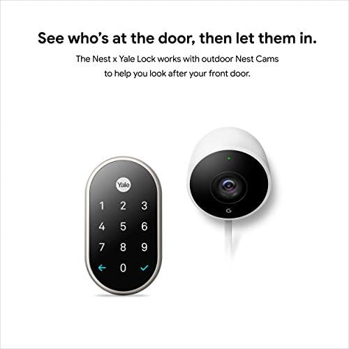 Google Nest X Yale Lock - Cerradura Inteligente A Prueba De