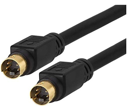 Cable S-video Svideo (svhs) De 12 Pies Chapado En Oro De 4 P