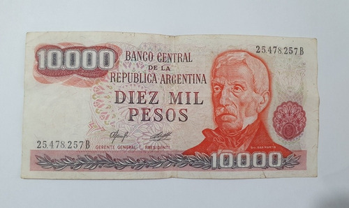 Billete De 10000 Pesos Ley 