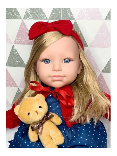 Boneca Bebê Reborn Acompanha Mochilinha E Vários Acessórios