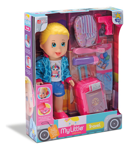 Boneca My Little Collection Vamos Viajar - Menina