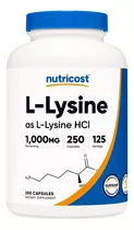 Comprar L-lisina L-lysine 250 Tabletas 1,000mg Aminoacido Eg L04 Sabor Nd