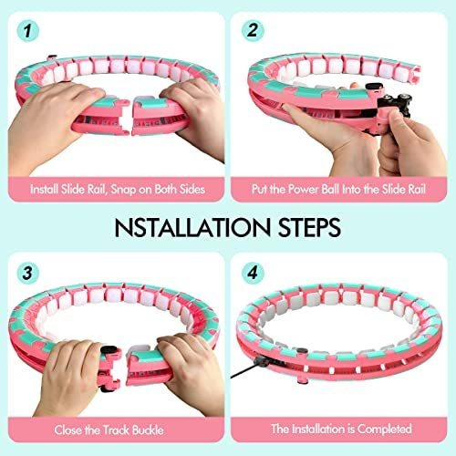 Weighted Hula Fitness Hoop Plus Size Tik Tok Smart Hoola