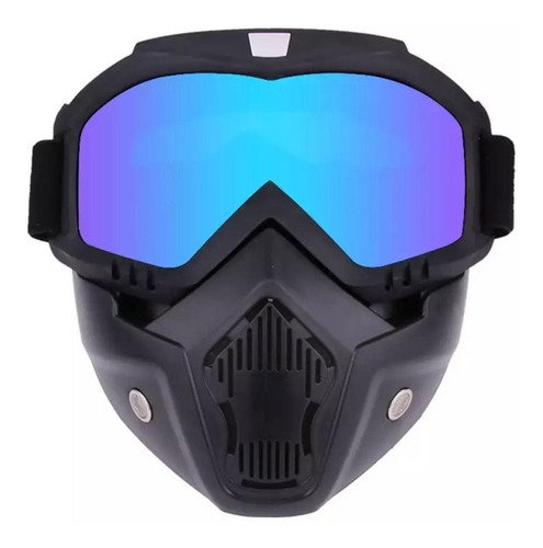 Máscara Óculos Motociclista Motocross Capacete Bike Paintbal