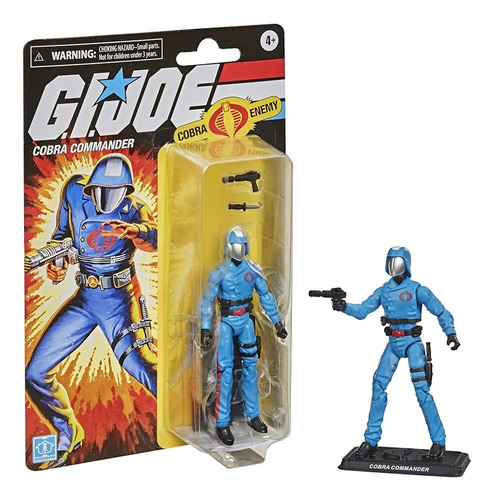 Hasbro Figura Gi Joe Retro Comandante Cobra 3,75 Vintage Msi