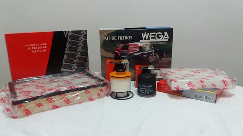 Kit 4 Filtros Toyota Hilux 2.8 Td 2016+ Wega Zona Norte
