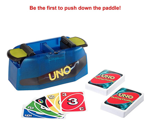 Mattel Games Uno Showdown Juego De Cartas Sobrealimentadas P