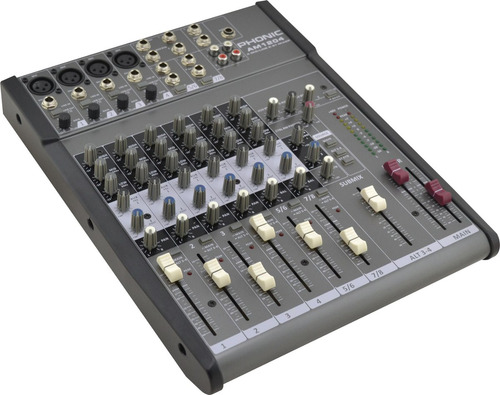 Mesa De Sonido Con Efectos De 8 Canales Phonic Am1204