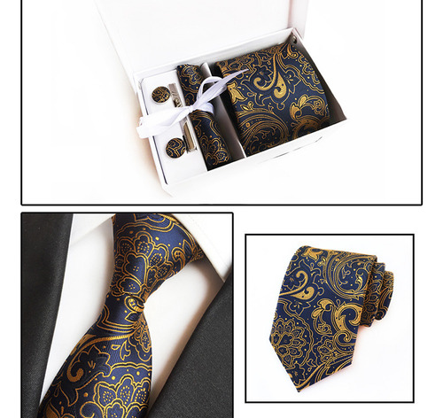 Conjunto De Corbatas Slim Ties Para Hombre, Con Estampado Cl