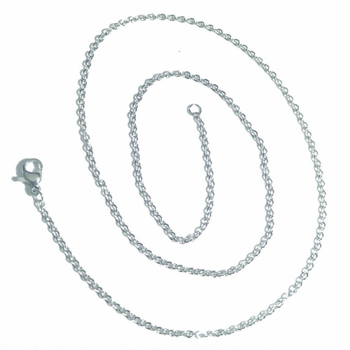 Imagen 1 de 5 de Cadena Acero Quirurgico Espejito Grosor 2mm X 45, 50 Y 60 Cm