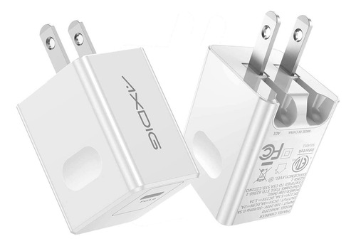 Cargador De Pared Usb-c, Paquete De 2 Adaptadores De Corrien