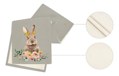 Mantel De Mesa Con Diseño De Conejo Para Fiesta Familiar De