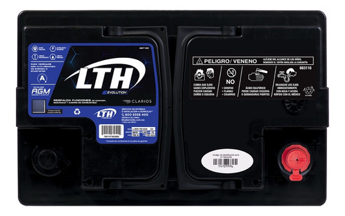Batería Lth Peugeot Rifter 2020-2022 - L-48/91-760 Agm