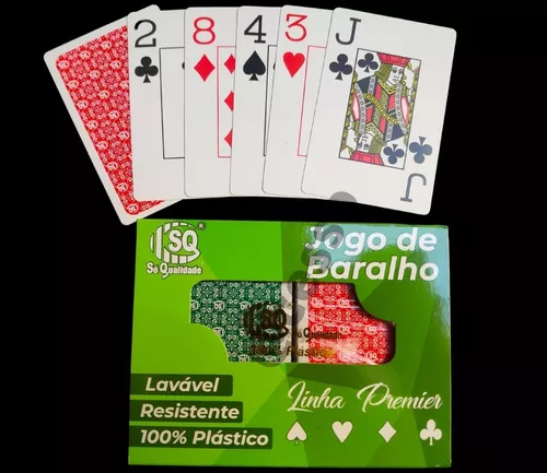 Kit 2 Jogo De Baralho De Truco Profissional Com 54 Cartas - Mega Oceano