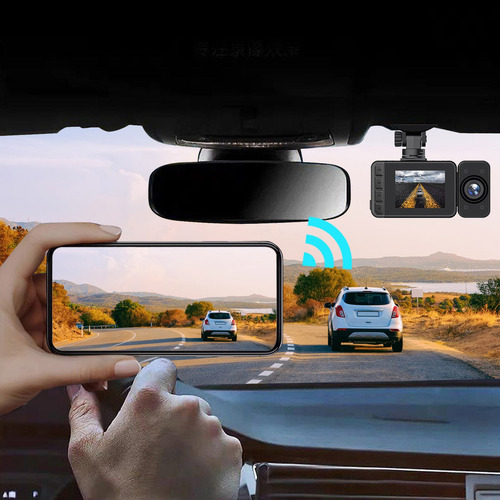 Grabadora De Conducción De Coche E Dash Cam Wifi 1080p Fhd,