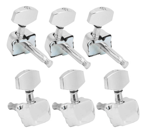 Tecla De Afinación De Cuerdas Para Guitarra Semicerrojada, 3