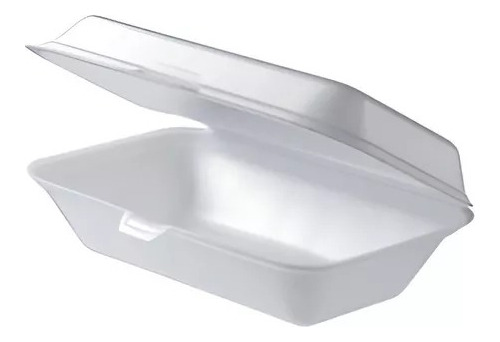 Bandeja Envase Comida Ct5 X100 Unidades Plumavi Sin Divicion