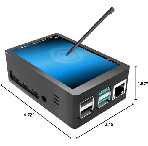 Jun-electron Para Pantalla Táctil Raspberry Pi 4 Con Estuche