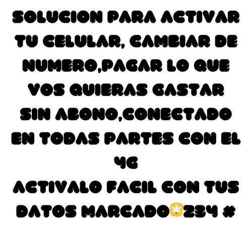Chip 4g Movistar Coneccion Simple Y Controlada Cambia Numero