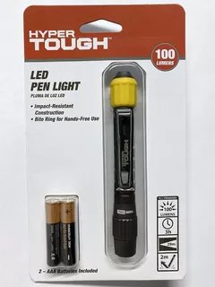 Hyper Tough 100 Lumen Pen Light | Linterna Ultra Brillante R