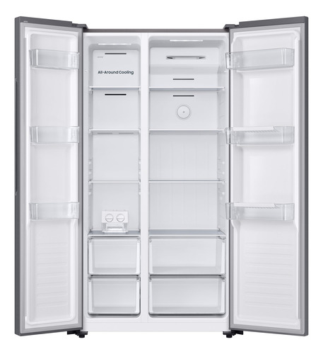 Refrigeradora Samsung 490lt Side By Side Rs52b3000m9/pe