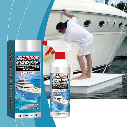 Spray De Limpeza De 120 Ml De Cera De Espuma Marinha Marine