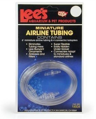 Lee Mini Aerolínea Tubing, De 6 Pies W / 4 Conectores