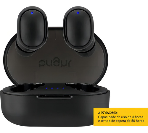 Fone De Ouvido Bright Bluetooth Fn570 Preto Tws Preto