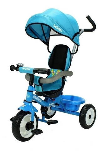 Triciclo Infantil Bebitos Xg6419 Gira 360º C/ Capota 