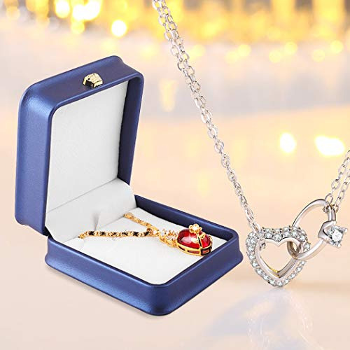 Conjunto De Joyas 2 Collares Pulsera En Caja De Regalo Bod