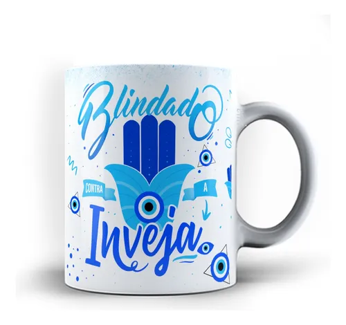 Caneca Xícara Olho Grego Blindado Contra Inveja 24