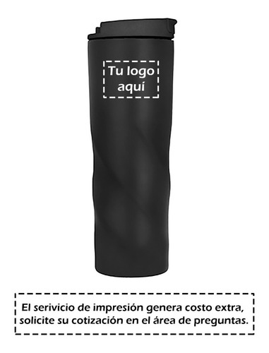 Imagen 3 de 9 de Termo Con Doble Pared De Acero Inoxidable, Tapa De Plástico