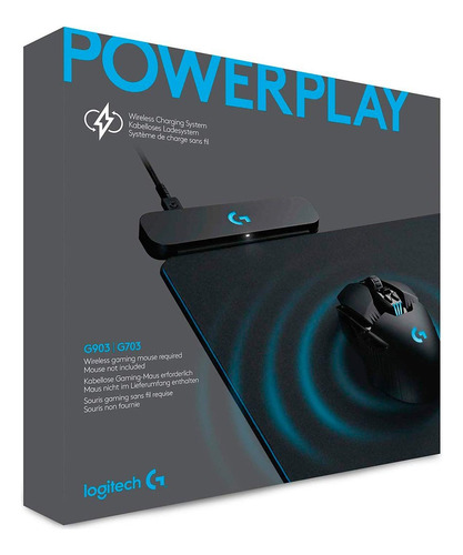 Pad Mouse Gamer Logitech Wireless Charger Rgb G903 G703 Pro