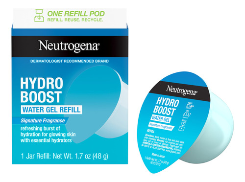 Gel De Agua Neutrogena Hydro Boost, 50 Ml, Con Forma De Cáps