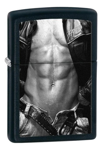 Encendedor Zippo Ready To Ride Hombre Original Made In Usa Negro Ready To Ride