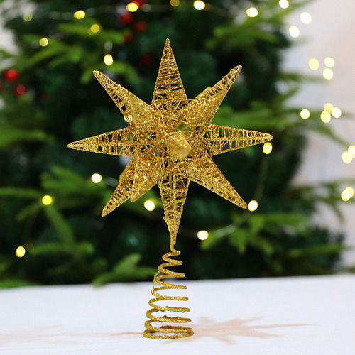 Decoración De 17 Estrellas Poligonales En La Parte Superior