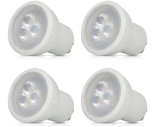 Ebd Lighting Mr11 Gu10 - Bombillas Led  4 Unidades  3 W Led 