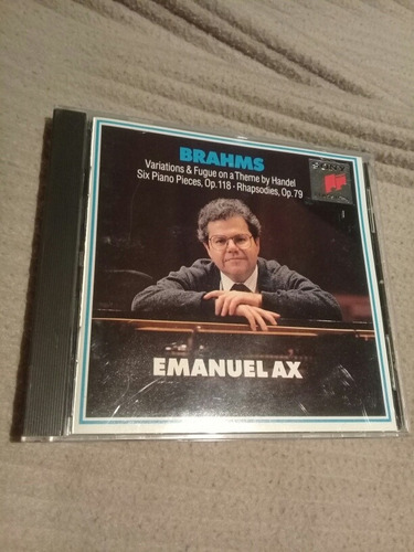 Cd Brahms - Emanuel Ax Sony Classical