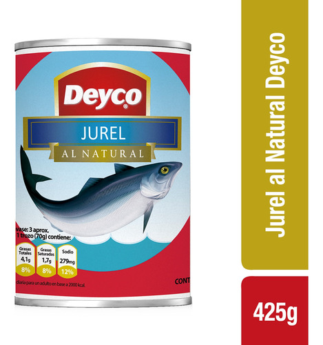 Jurel Al Natural Deyco 425g